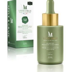 Latoua Mille Age-Defying Apple &
Grape Extract Serum multi peptide & hyaluronic